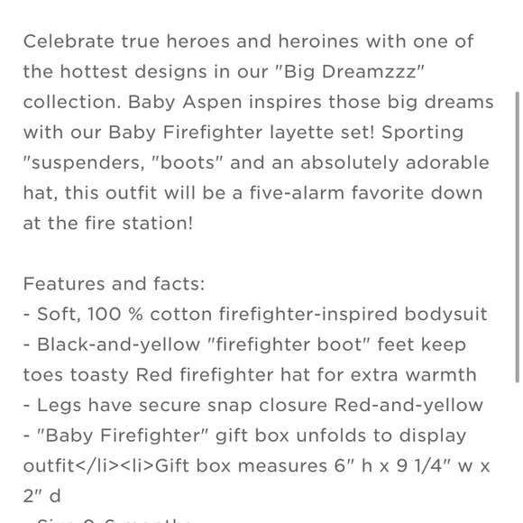 Hero baby set - Picture 3 of 3